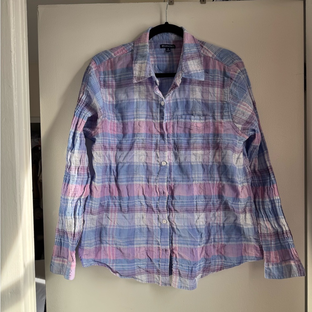 Northcrest Multicolor Plaid Shirt